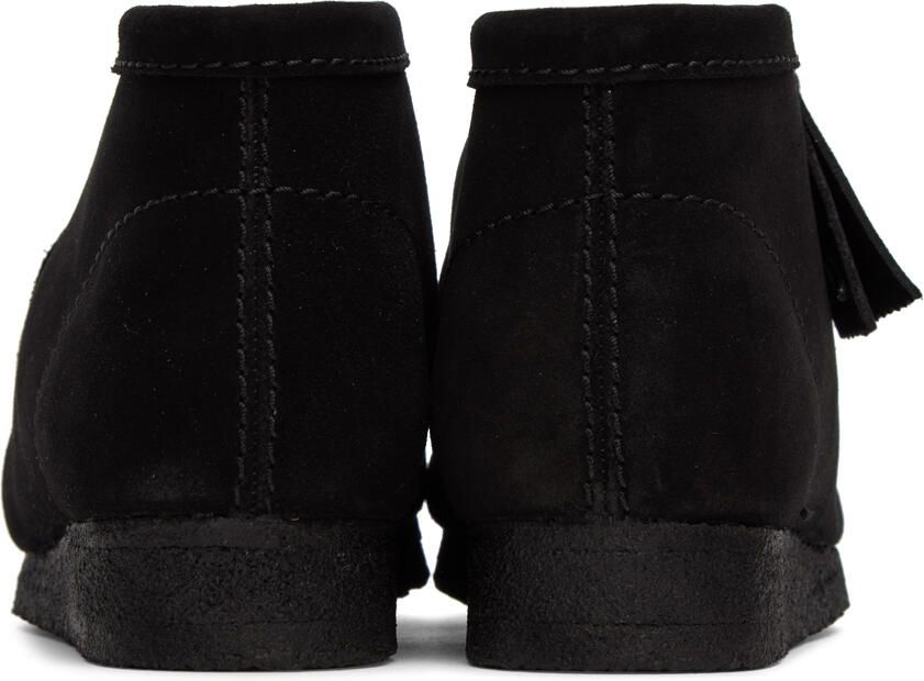 Clarks Originals Black Suede Wallabee Desert Boots - Picture 3