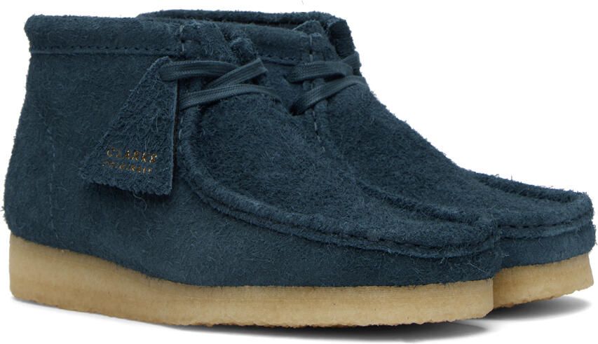 Clarks Originals Blue Wallabee Boots - Picture 2