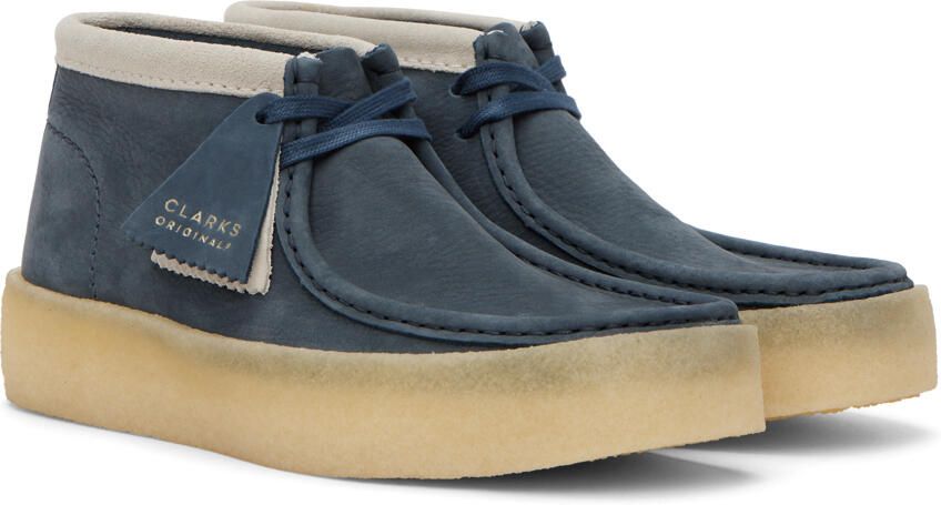 Clarks Originals Blue Wallabee Cup Desert Boots - Picture 2