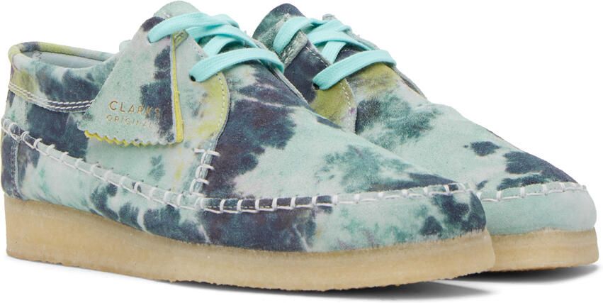 Clarks Originals Blue Weaver Derbys - Picture 2