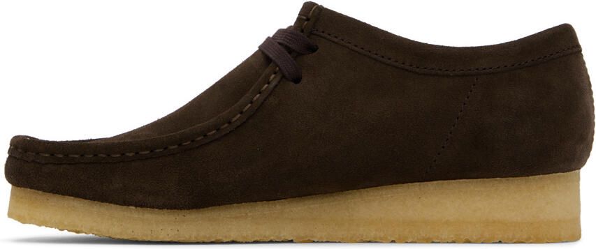 Clarks Originals Beige Suede Wallabee Derbys - Picture 14