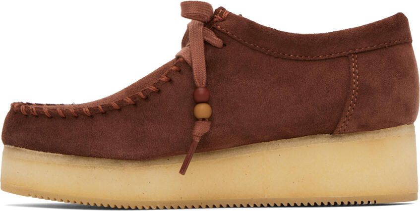 Clarks Originals Burgundy Wallacraft Lo Oxfords - Picture 3