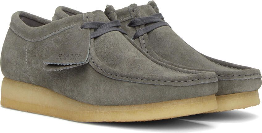Clarks Originals Gray Wallabee Derbys - Picture 2