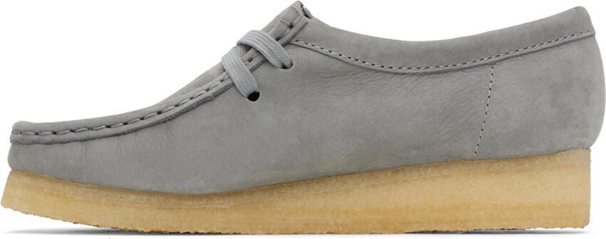 Clarks Originals Gray Wallabee Oxfords - Picture 3