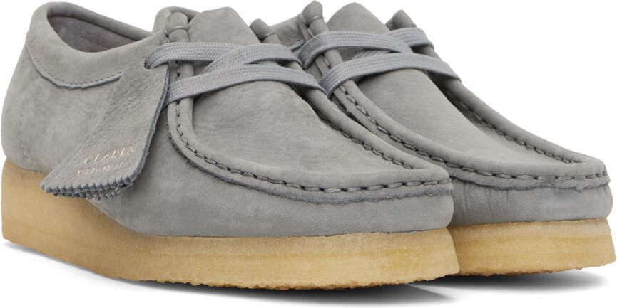 Clarks Originals Gray Wallabee Oxfords - Picture 2