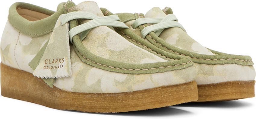 Clarks Originals Green Wallabee Oxfords - Picture 2