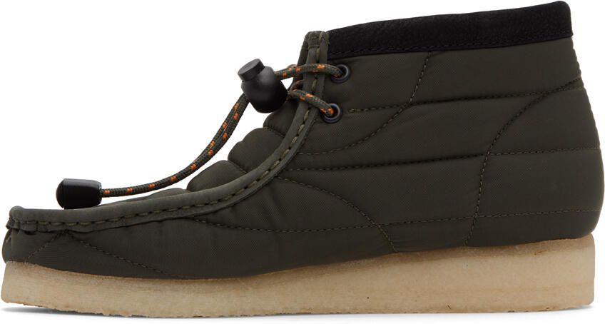 Clarks Originals Khaki Wallabee Boots - Picture 3