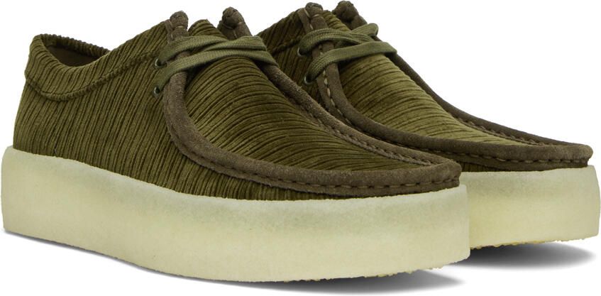 Clarks Originals Khaki Wallabee Cup Oxfords - Picture 2