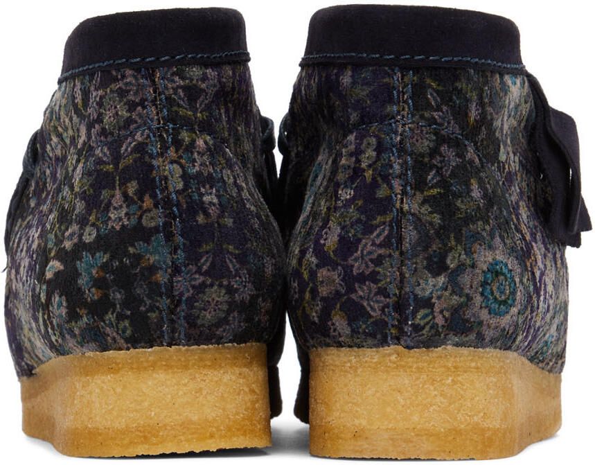 Clarks Originals Navy Wallabee Boots