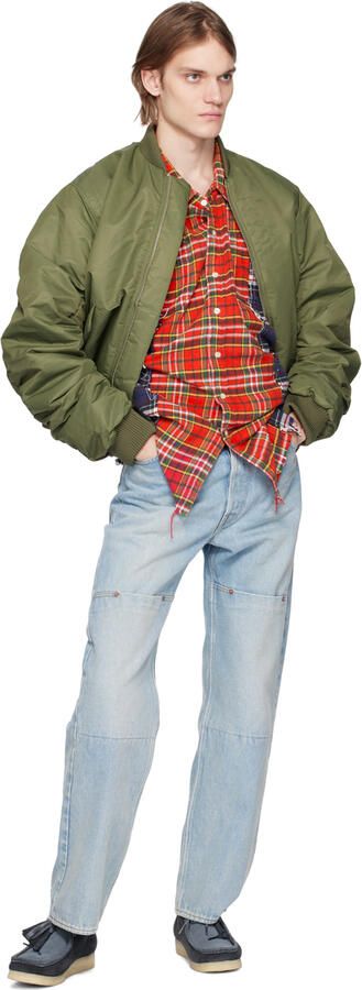 Clarks Originals Navy Wallabee Derbys - Picture 3