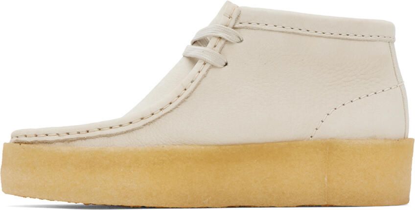 Clarks Originals Off-White Wallabee Cup Boots - Picture 3
