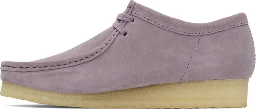 Clarks Originals Purple Wallabee Derbys - Picture 3
