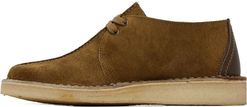 Clarks Originals Tan Desert Trek Oxfords - Picture 3