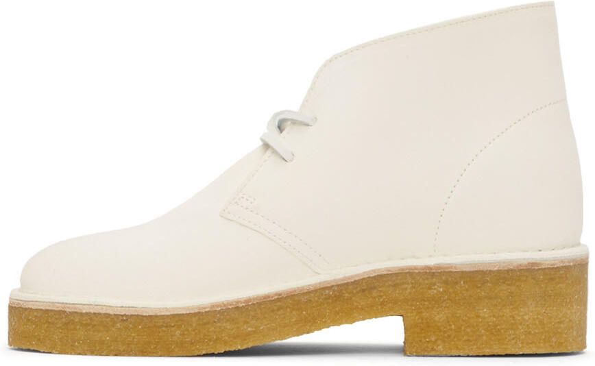 Clarks Originals White Suede 221 Desert Boots - Picture 4
