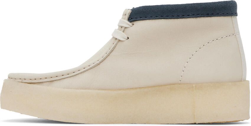 Clarks Originals White Wallabee Cup Desert Boots - Picture 3