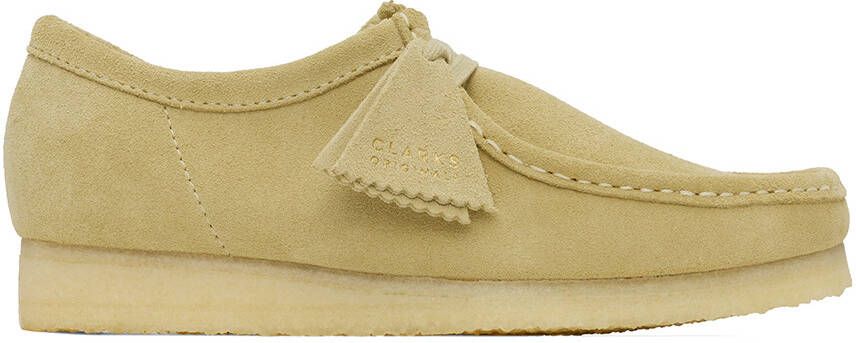 Clarks Originals Beige Suede Wallabee Derbys - Picture 16