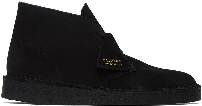 Clarks Originals Black Suede Coal Desert Boots