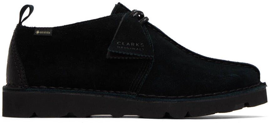Clarks Originals Black Suede Desert Trek Gore-Tex Lace-Up Shoes