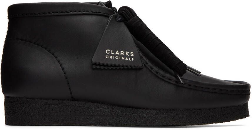 Clarks Originals Black Wallabee Desert Boots