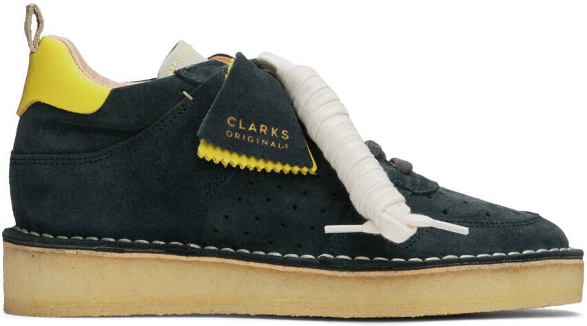 Clarks Originals Green Desert Run Low-Top Sneakers