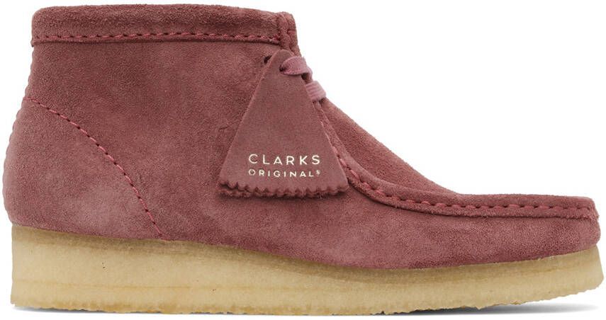 Clarks Originals Pink Wallabee Boots