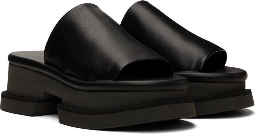 Clergerie Black Faith Sandals - Picture 2