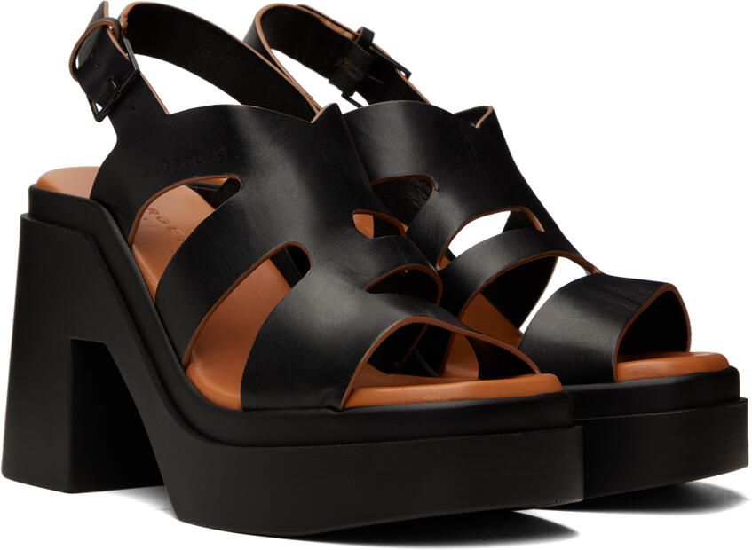 Clergerie Black Nateo Heeled Sandals - Picture 3
