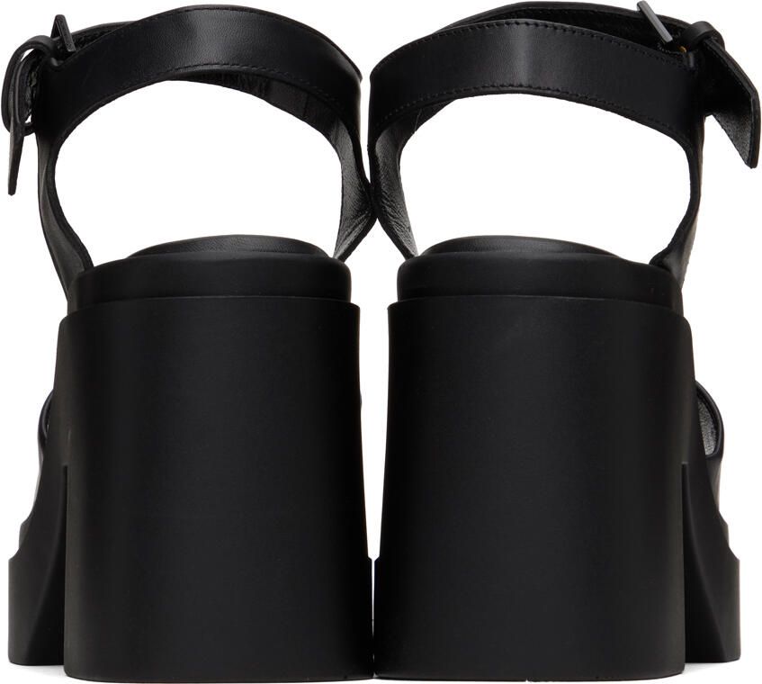 Clergerie Black Nelio Heeled Sandals