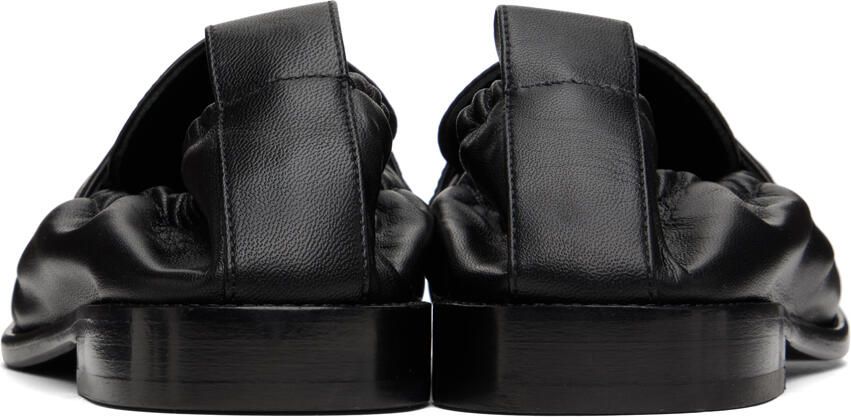 CO Black Leather Loafers