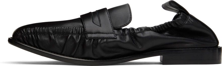 CO Black Leather Loafers - Picture 4