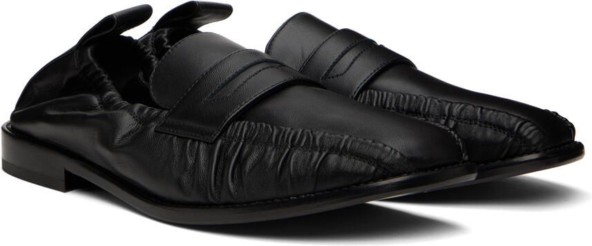 CO Black Leather Loafers - Picture 2