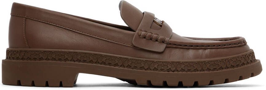 Coach 1941 Brown Coin Loafers