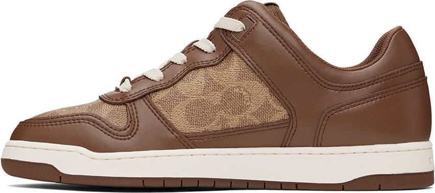 Coach 1941 Brown C201 Signature Sneakers - Picture 3