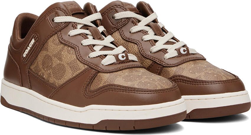 Coach 1941 Brown C201 Signature Sneakers - Picture 2