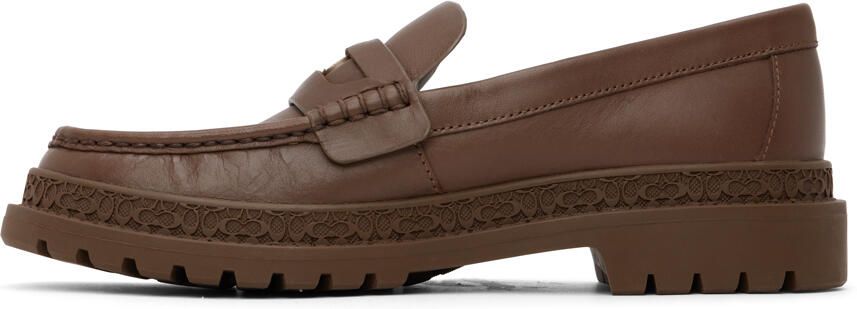 Coach 1941 Brown Coin Loafers - Picture 3