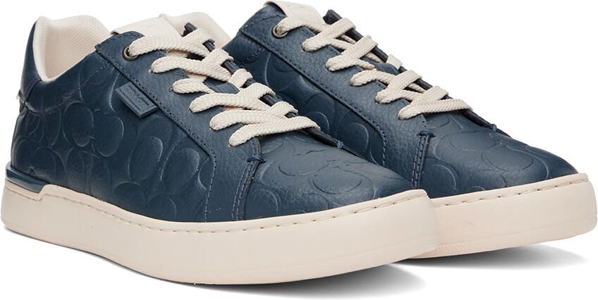 Coach 1941 Navy Lowline Signature Sneakers - Picture 2