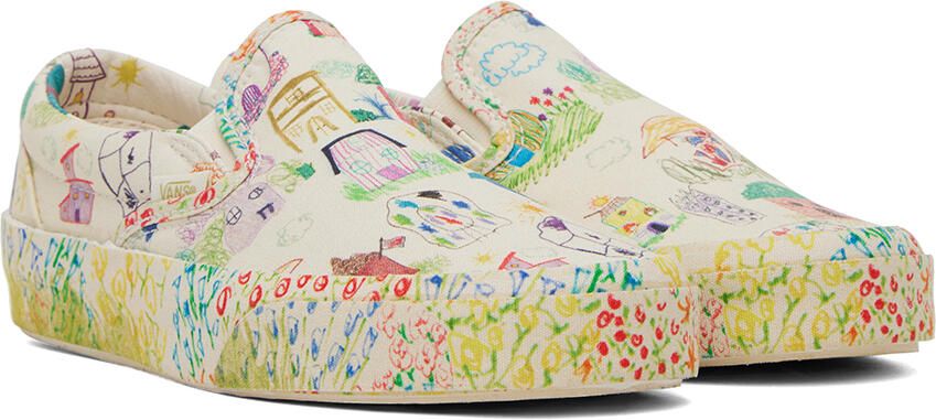 Collina Strada Off-White Vans Edition Classic Slip-On 98 Dx Sneakers - Picture 2