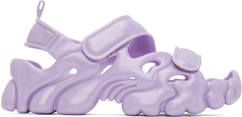Collina Strada Purple Melissa Edition Puff Sandals