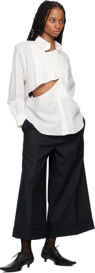 Comme des Garçons Black Kitten Heel Oxfords - Picture 3