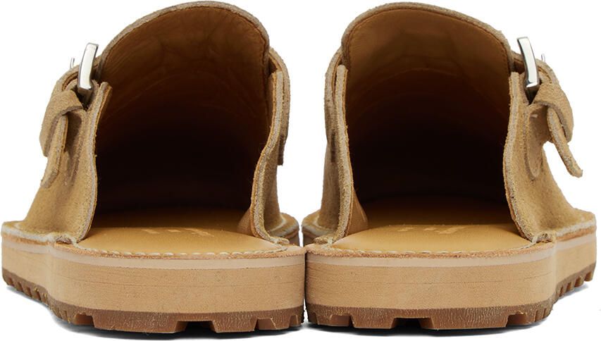 Comme des Garçons Homme Beige Pin-Buckle Loafers