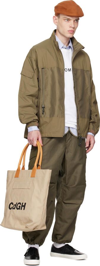 Comme des Garçons Homme Black Paneled Sneakers - Picture 2