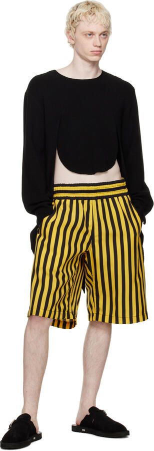 Comme des Garçons Homme Black Pin-Buckle Loafers - Picture 3