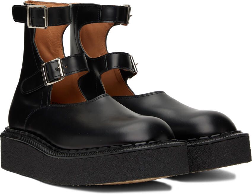 Comme des Garçons Homme Plus Black George Cox & John Moore Edition Double Strap Boots - Picture 2