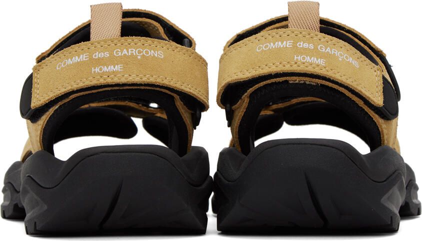Comme des Garçons Homme Tan Velcro Strap Sandals