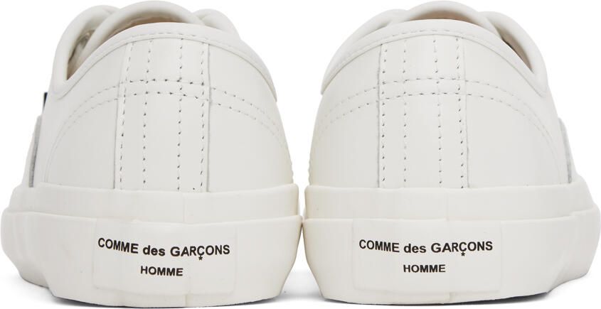 Comme des Garçons Homme White Paneled Sneakers
