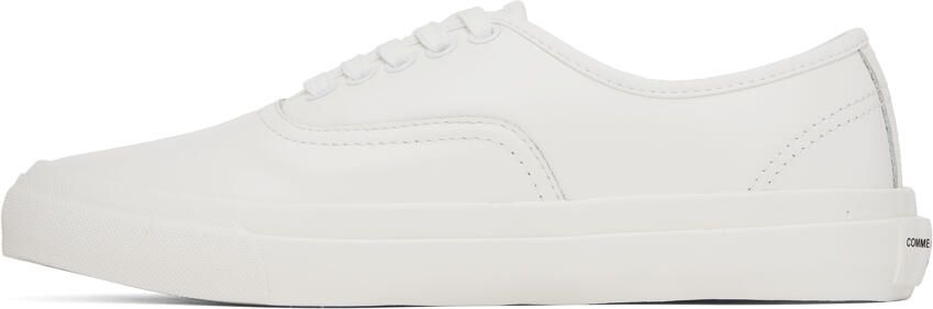 Comme des Garçons Homme White Paneled Sneakers - Picture 3