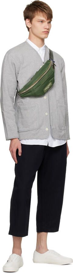 Comme des Garçons Homme White Paneled Sneakers - Picture 4