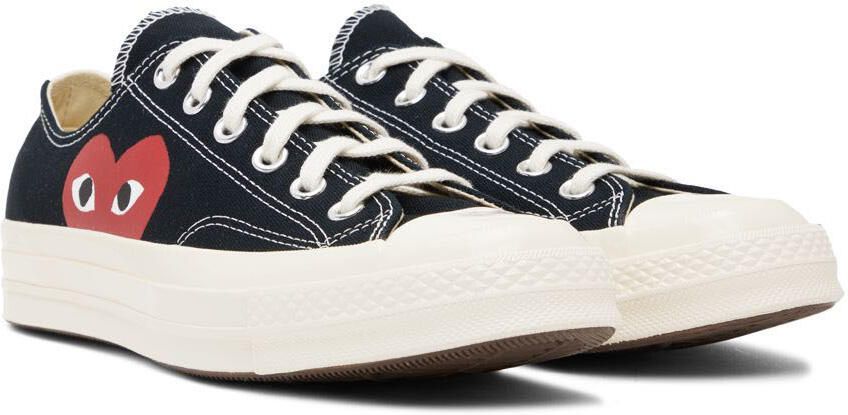 Comme des Garçons Play Black & White Converse Edition PLAY Chuck 70 Low-Top Sneakers - Picture 4