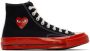 Comme des Garçons Play Off-White & Red Converse Edition PLAY Chuck 70 High-Top Sneakers - Thumbnail 1
