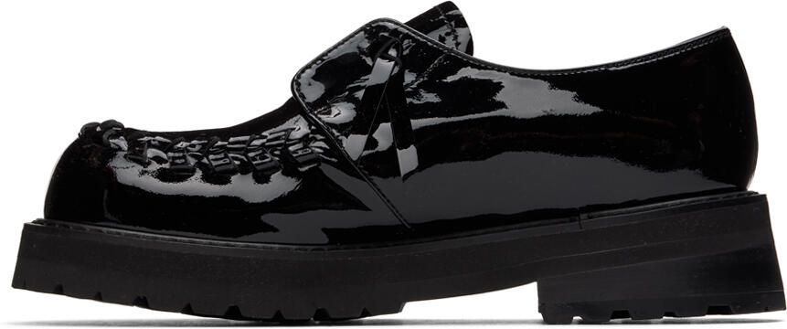 COMME SE-A SSENSE Exclusive Black Freed Loafers - Picture 3
